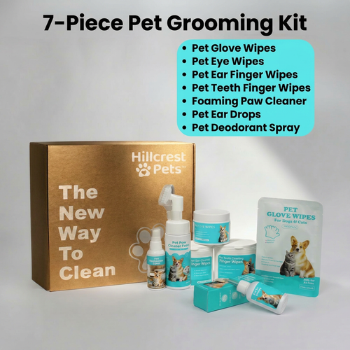 7-Piece No-Rinse Pet Grooming Kit